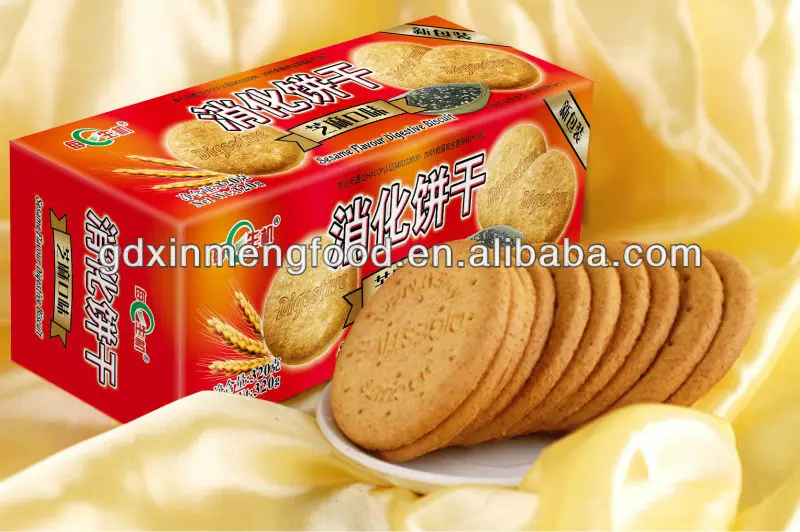 芝麻消化饼干 (低糖,谷物,小麦粉,芝麻,奶酪)