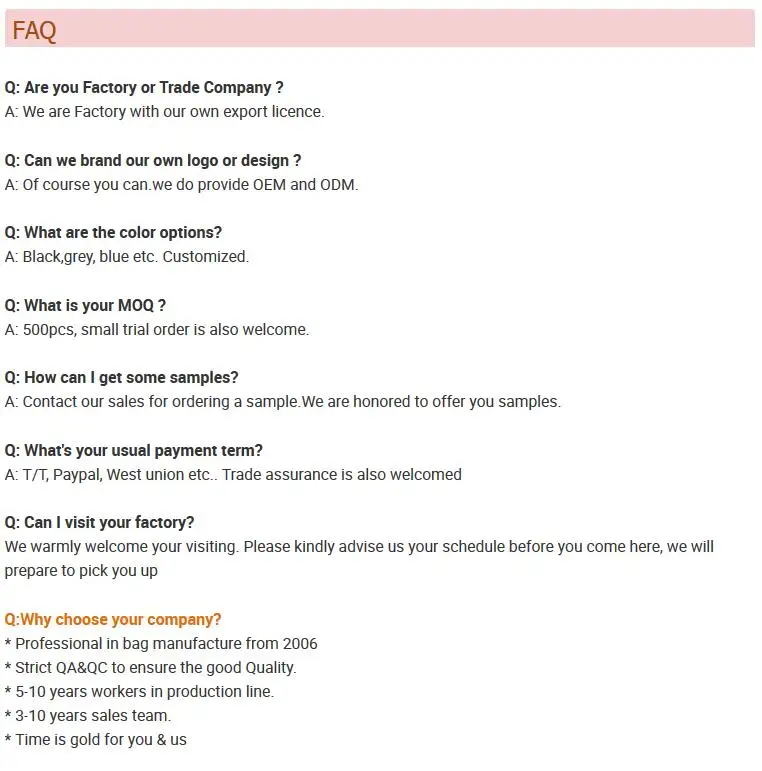 FAQ