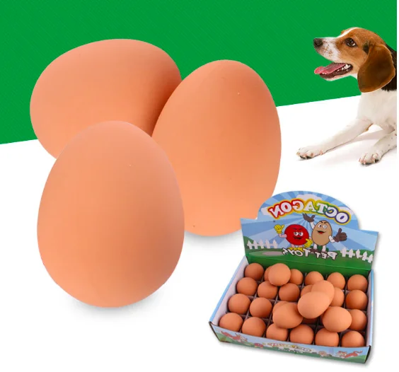 egg shaped dog toy