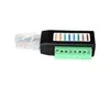CAT5/CAT6 RJ45 Male Plug to 8-Pin Terminal Block Adapter