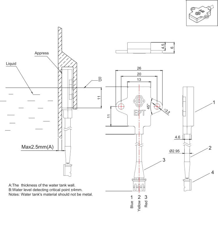 D1CS-D Arduino Capacitive Water Level Sensor - Reliable Detection