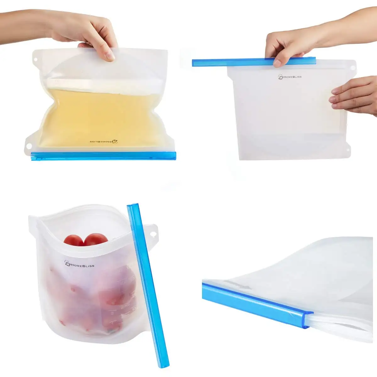 Reusable Peva Food Storage Bags Zip Seal Sandwich Snack Bag Buy Peva