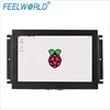 12.1 inch 1280x800 open frame lcd monitor raspberry pi 3 display touch with VGA DVI HDMI