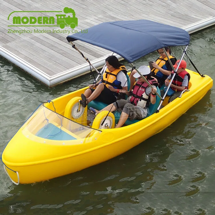 Kids Used Swan Pedal Boats Fishing With Electric Motor