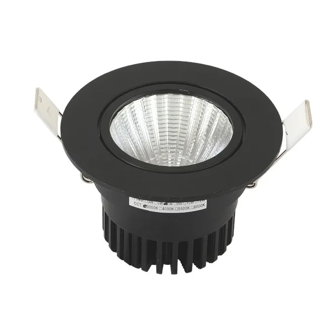 Indoor Adjustable Led COB Dimming Downlight Recessed Mini Led Spotlight For Showcase Lighting