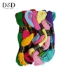 D&D 20 pieces 8 Meters Multi-Color Cotton Sewing Threads Spools Sewing Supplies Household Sewing Embroidery Supplies Tools