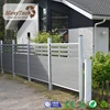 modern design decorative wood plastic composite frontyard fence gate