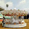 Good quality chinese amusement equipment manufacturer small musical electric carousel for sale