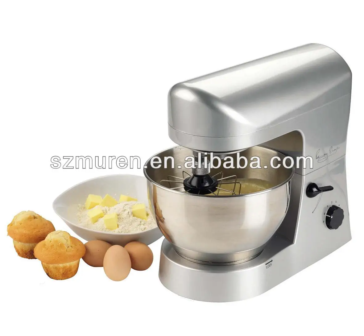 1200W powerful electric mini kitchen food mixer with full metal gear system