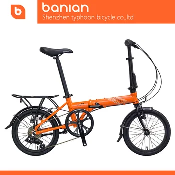 orange 16 inch bike