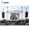 High Quality Spigot Aluminum Matte Black Stage Roof System Curved Outdoor Dj Lighting Box Truss Display