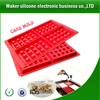 100% food grade 4 holes silicone waffle chocolate molds/ cake molds/silicone baking molds