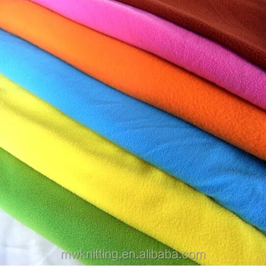 Calidad Anti Pil Polar Fleece Material De Tela-Fluorescente Amarillo
