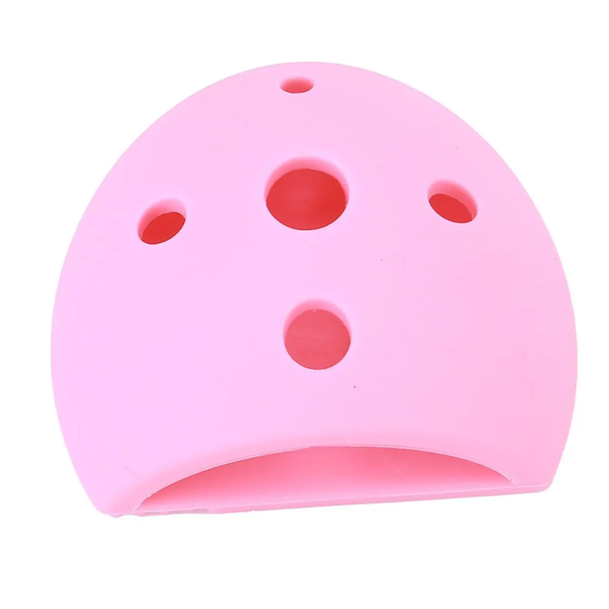 Edtoy Silicone Gel Makeup Washing Brush Cleaner Scrubber Board Tool Dryer Holder (Pink)