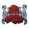 Custom Fashion Chinese Cheap Personality Design Rose Embroidery Patch For Apparel Decoration