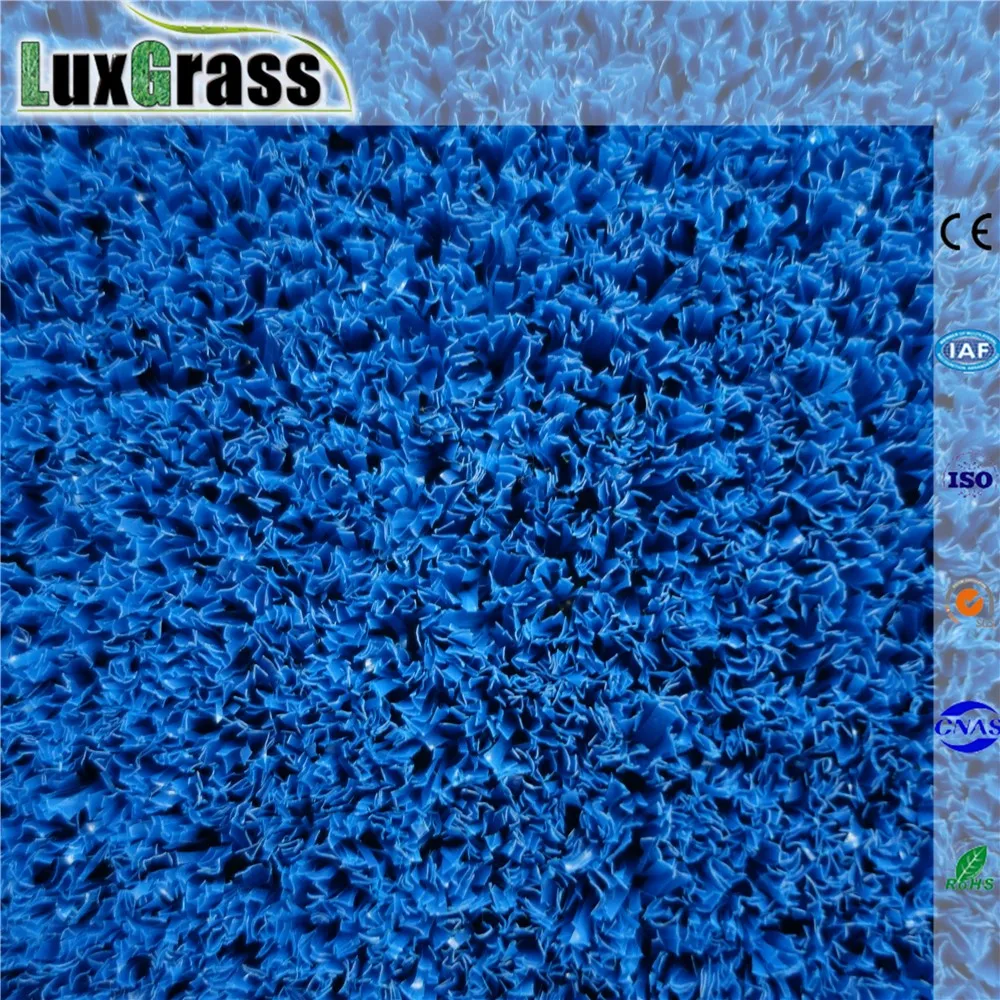 Blue Color High Density Tennis Carpet Synthetic Turf Tennis Court Turf