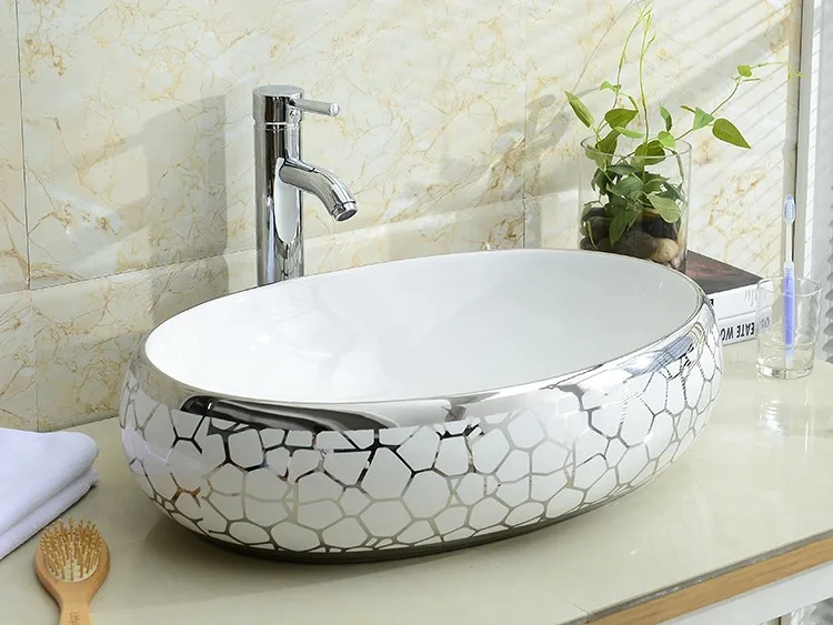 Modern style bathroom wc corner basin , ceramic handwash sink KD-03GBF