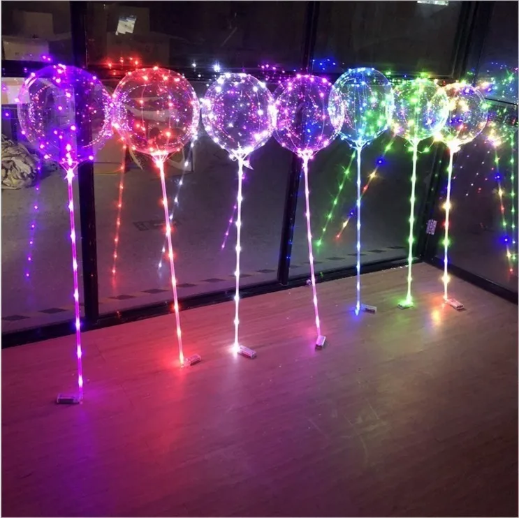 Colorful Led Luminous Bobo Balloon Children Air Ball Wholesale Party