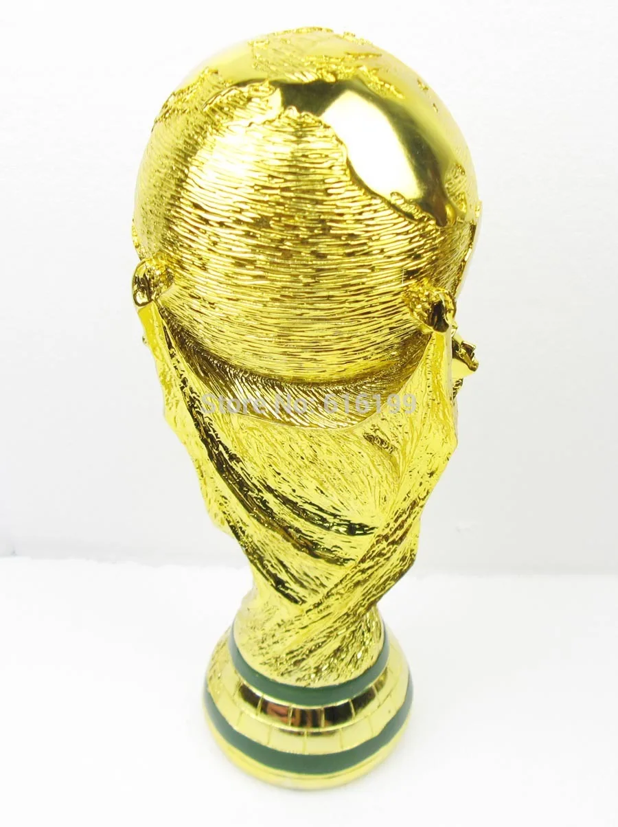 Tankership 2018 World Cup Trophy Replica Soccer Fans Souvenir 10.5 Inch Tall and World Cup Trophy KeyChain 