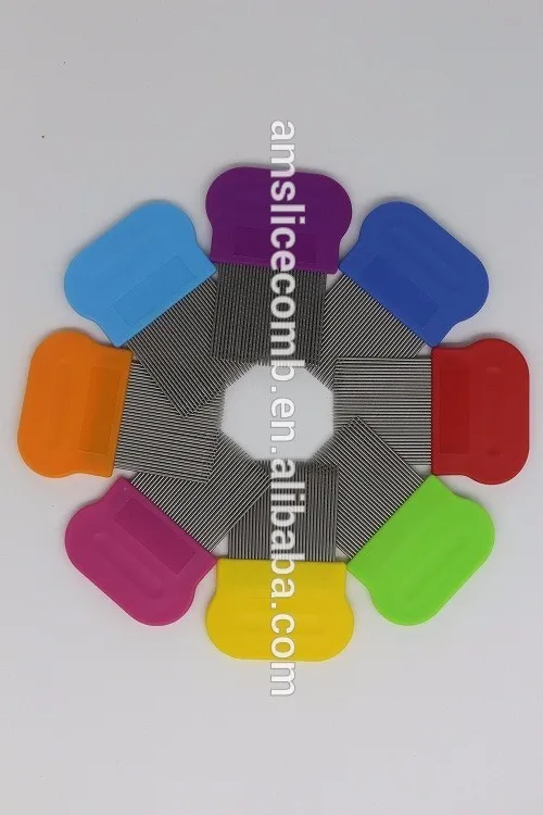 Head Comb Lice Nit Comb Metal Lice Treatment With Ergonomic Handle Head