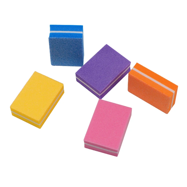 Supplies Disposable Nail Buffers Mini Nail Buffer Block Square Double ...