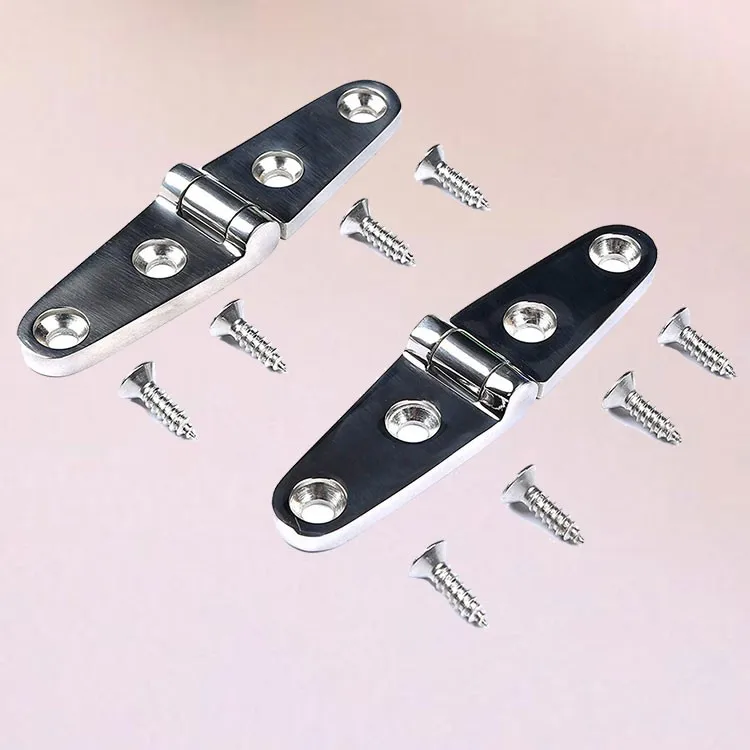 Best Price Hotselling Stainless Steel 316 Silver Boat Marine Door Hatch Compartment Strap Hinge