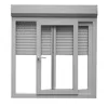 Aluminium window shutter with mosquito net