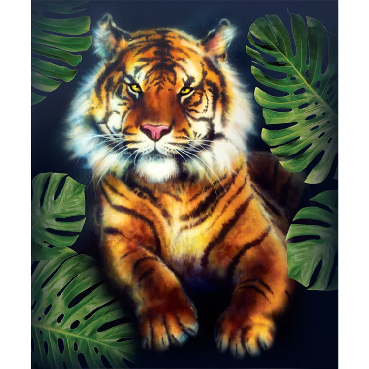 Hãy chiêm ngưỡng bức vẽ kim cương con hổ 3D đầy sáng tạo và độc đáo! Những chi tiết nhỏ nhưng rực rỡ của bức tranh chắc chắn sẽ khiến bạn say mê và đắm chìm trong vẻ đẹp hoàn hảo của con hổ.
