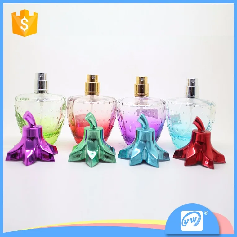 strawberry shaped perfume bottle