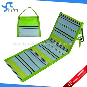 mat beach backrest folding larger