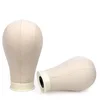 Alileader Training Mannequin Head Canvas Block Head Display Styling Mannequin Manikin Head Wig Stand Free