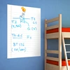 Whiteboard wall sticker dry erase self adhesive kids room writing board