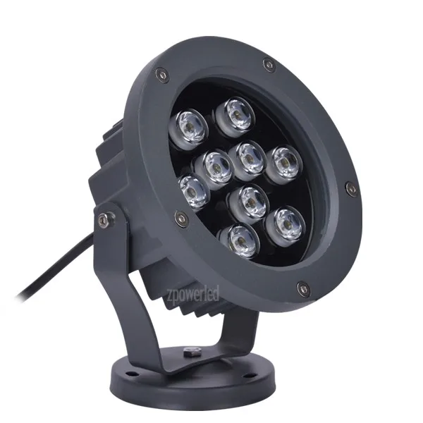 Outdoor waterproof IP65 9w dmx rgb outdoor led flood light