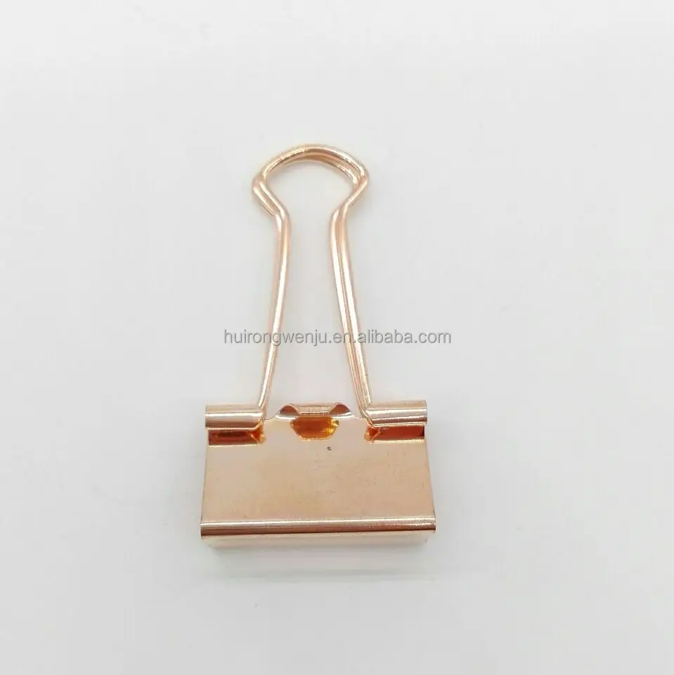 gold binder clips