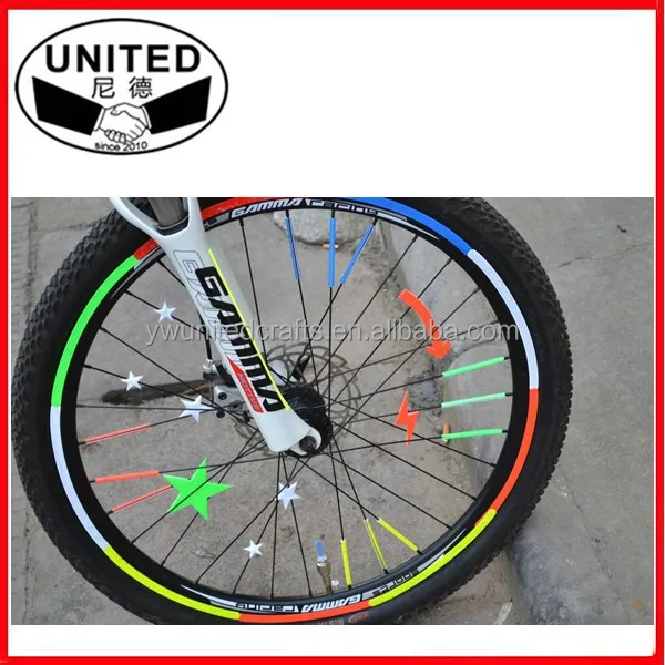 1M Cinta reflectante de para Llantas bicicletas Bicicleta para trekking,llantas y m/ás Pegatinas reflectoras Pegatinas Pegatinas reflectoras para bicicletas Pegatinas reflectantes 5 piezas