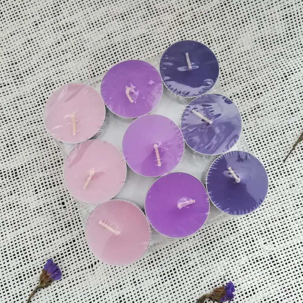 Decorative metal tins wholesale tealight candle market Europ style candles