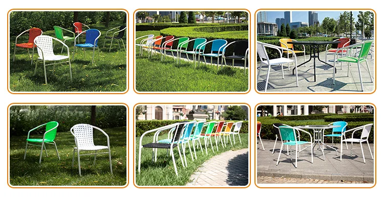 Aluminium Frame Royal Garden Outdoor Rattan Chair Sets XRB-035-B