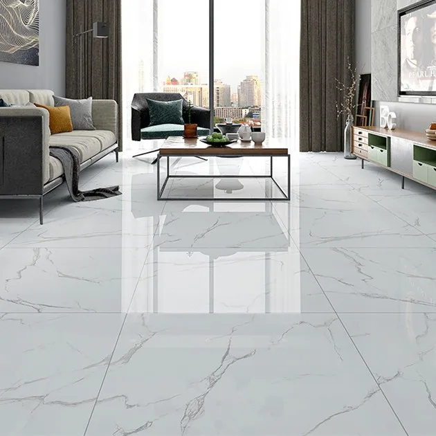 Polished Porcelain Tile 32x32 Iceberg White Milky Pure