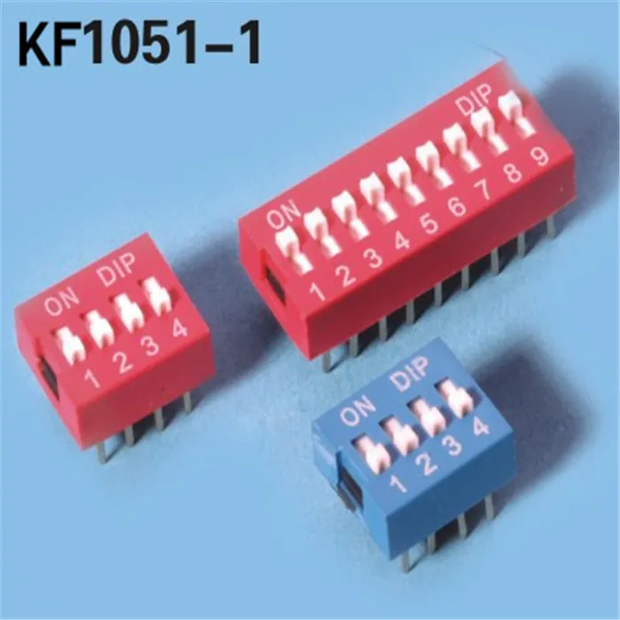 100pcs New 3P 3 Position DIP Switch Side Style 2.54mm Pitch Through Hole DIY