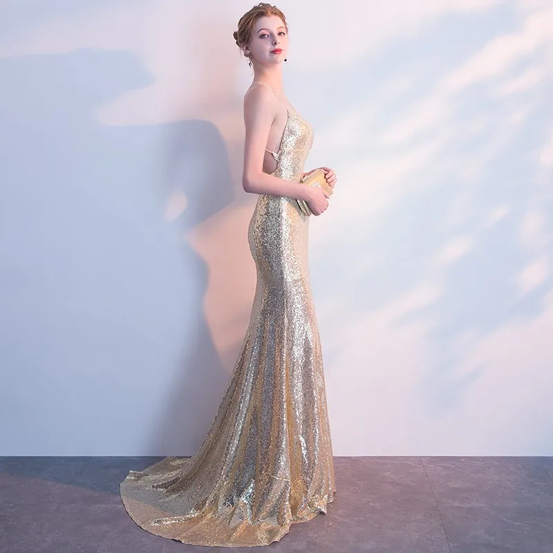 ladies long gown design