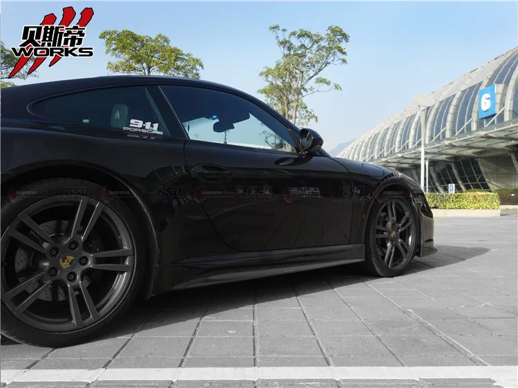 darwinpro black sails 碳纤维侧裙 911 997