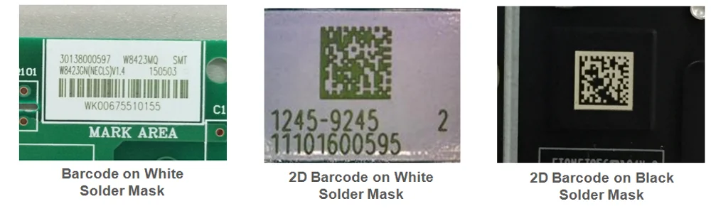 HGTECH Automatic color pcb laser marking machine