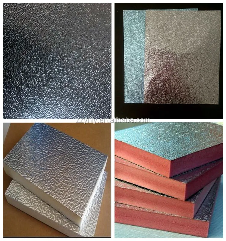Lacquer Coated And Stucco Embossed Aluminum Foil For Foam