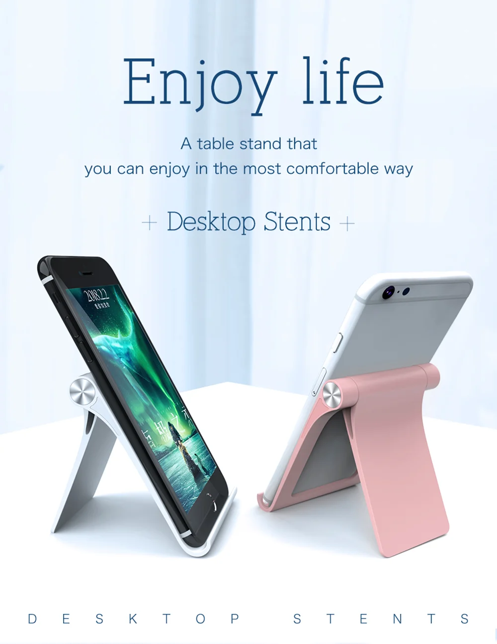 Universal Smartphone Stand Foldable Mobile Phone Mount Phone Holder for Iphone X XS MAX For Samsung S10 S10+
