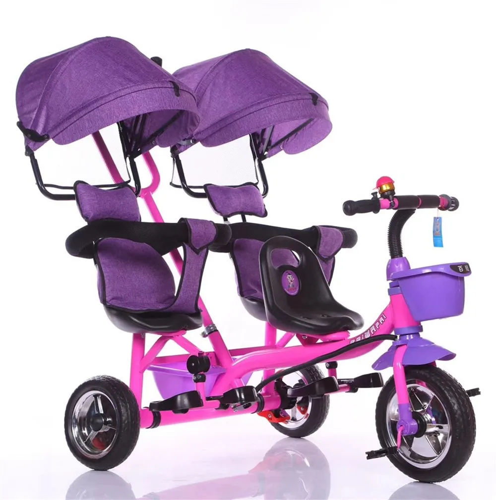 twin baby tricycle