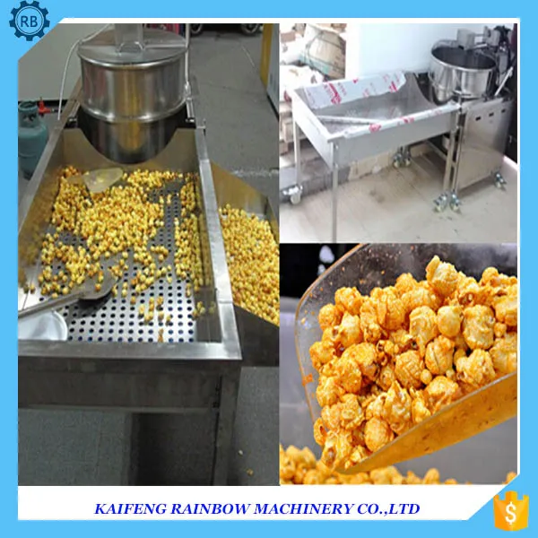 Best Manufacture Automatic Kettle Corn Popcorn Making Machine