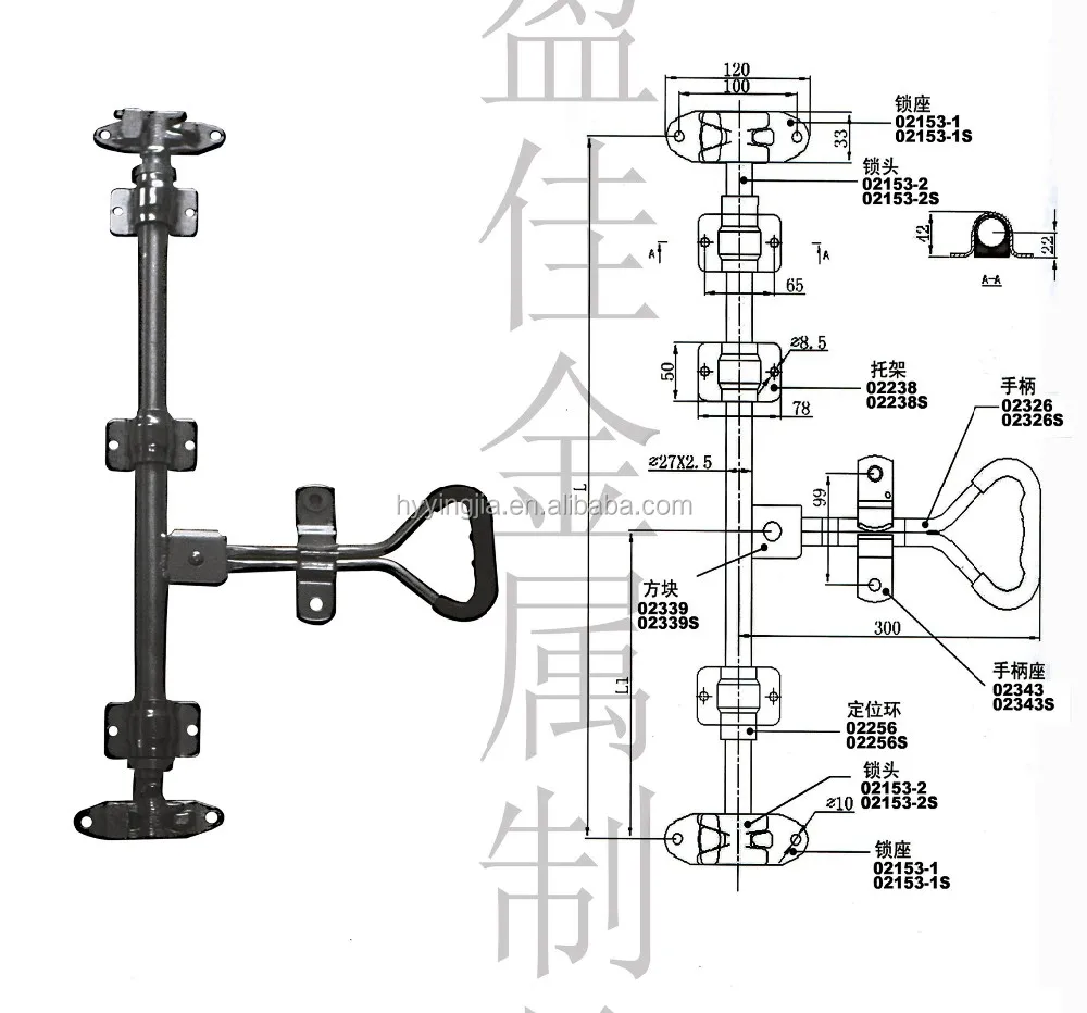 Cargo Trailer Cam Lock Door Latch,Truck Container Door Lock Buy Truck