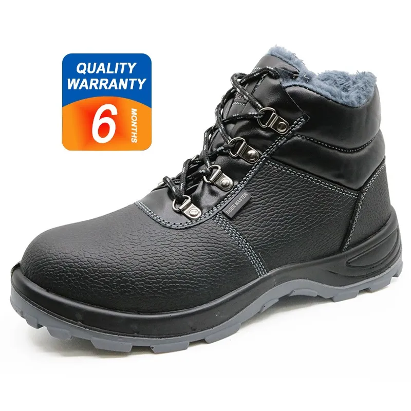 fur lined steel toe capped boots