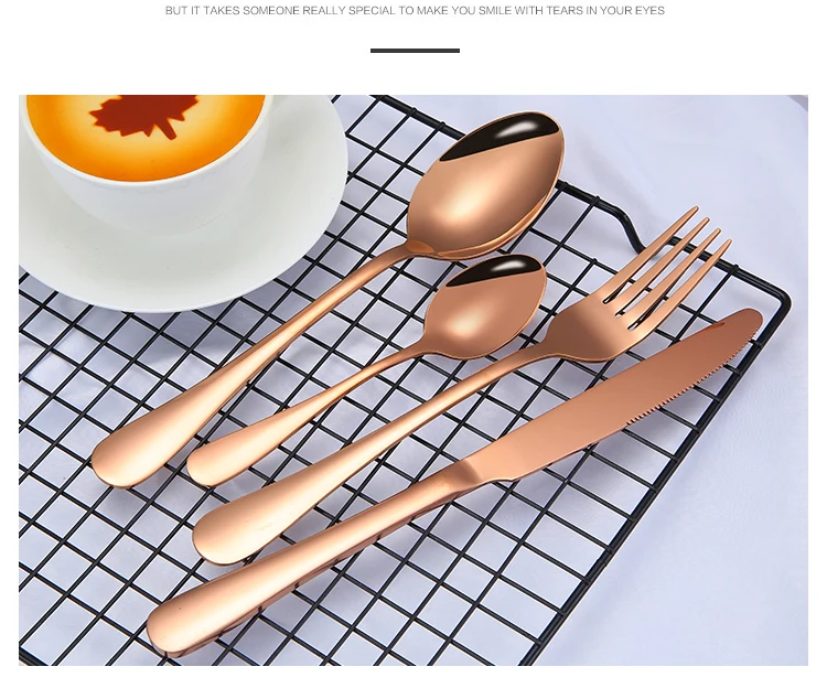 Knife Spoon Fork Set 24 pcs Stainless Steel Cutlery Set and Flatware Set with Gift Box