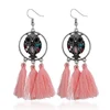 New accessories ofowl with unique style and geometric tassel earrings